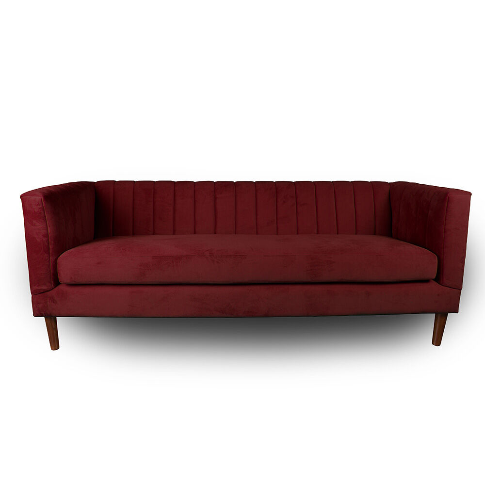 Sofá Tela Velvet Latam Home Sorrento 3 Cuerpos