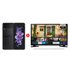 Combo Celular Samsung Galaxy Z Flip3 5G 128GB Phantom Black + LED 40” Samsung T5290 Smart TV FHD