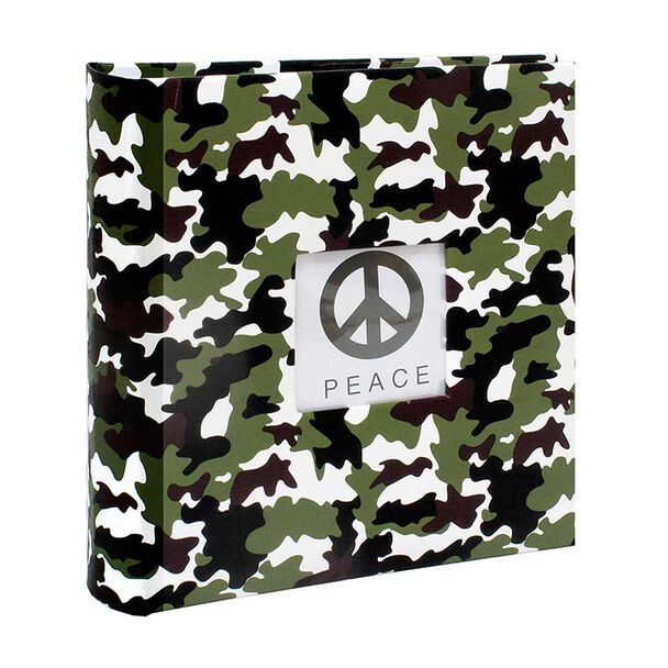 Álbum para Fotos Tela Vgo Camuflado con Memo 200 Fotos Verde