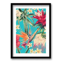 Cuadro Decorativo Retela Cyan Natural 70 x 50 cm