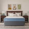 Cama Americana CIC Full Excellence + Respaldo + 2 Veladores Olmo + Almohadas