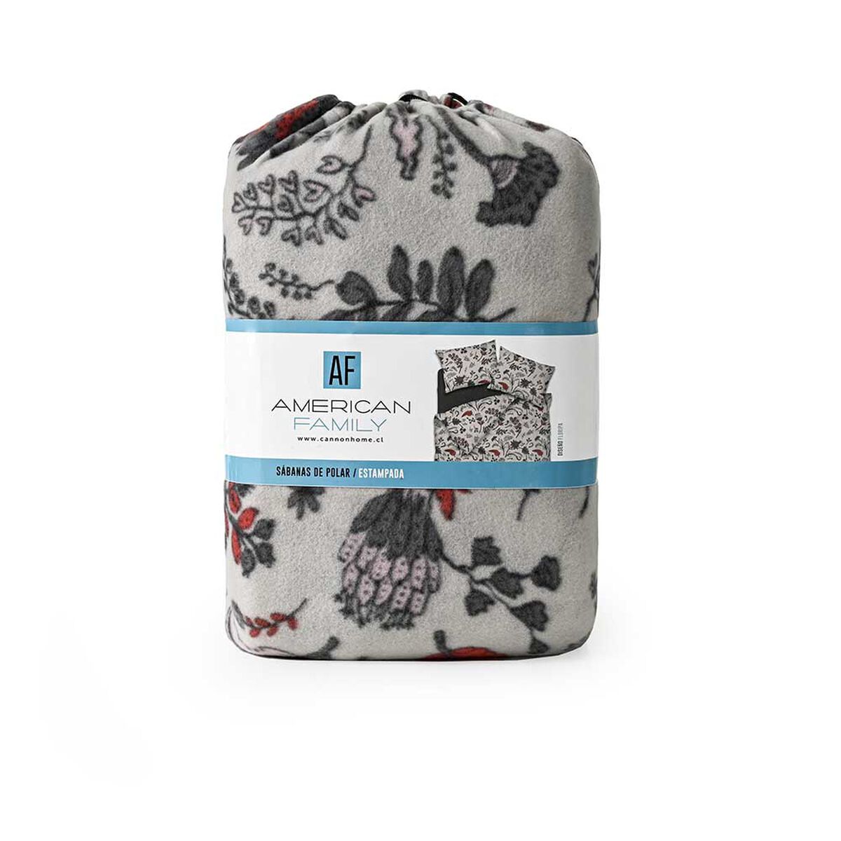 Sábana de polar American Family 1 Plaza Floripa Blanco