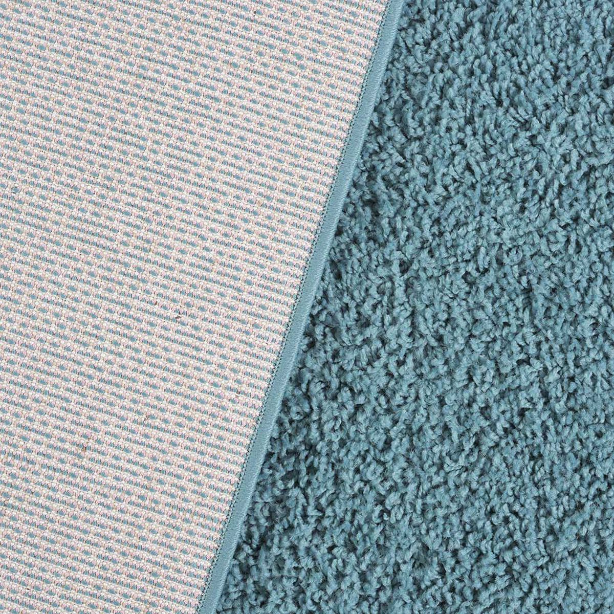 Alfombra Dib Shaggy Colors 50 x 90 cm Turquesa