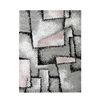 Alfombra Shaggy Idetex Geometric Rose 150 x 200 cm