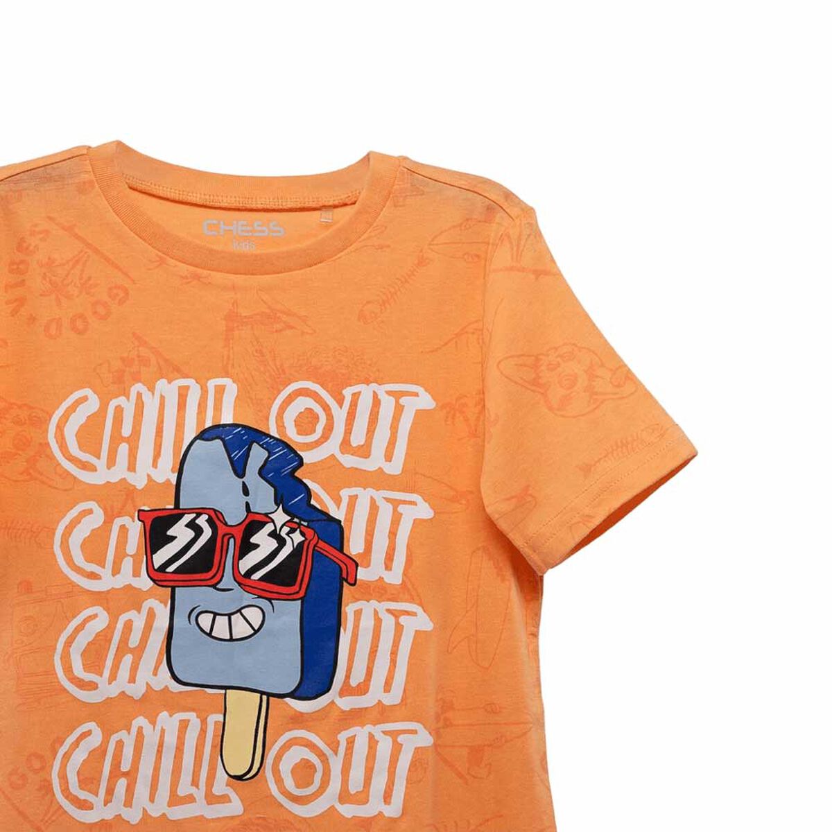 Polera Manga Corta Ni&ntilde;o Chess