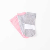 Pack 3 Calcetines Mujer Icono Rosado