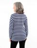 Sweater Estampado Cuello V Mujer Portman Club