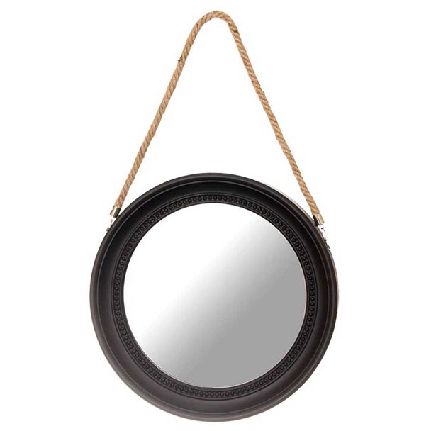 Espejo Plástico Vgo para Colgar con Soga Circular 33 cm Negro