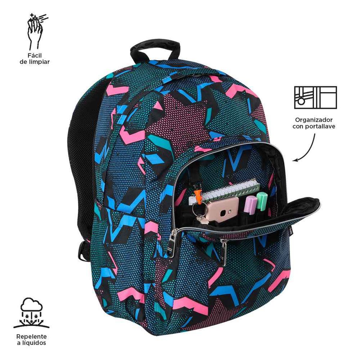 Mochila Estrellas Multicolor Totto