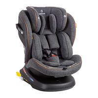 Silla de Auto Bebe Convertible Supra Premium 360 Isofix Gris Bebesit