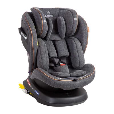 Imagen 1 del producto Silla de Auto Bebe Convertible Supra Premium 360 Isofix Gris Bebesit