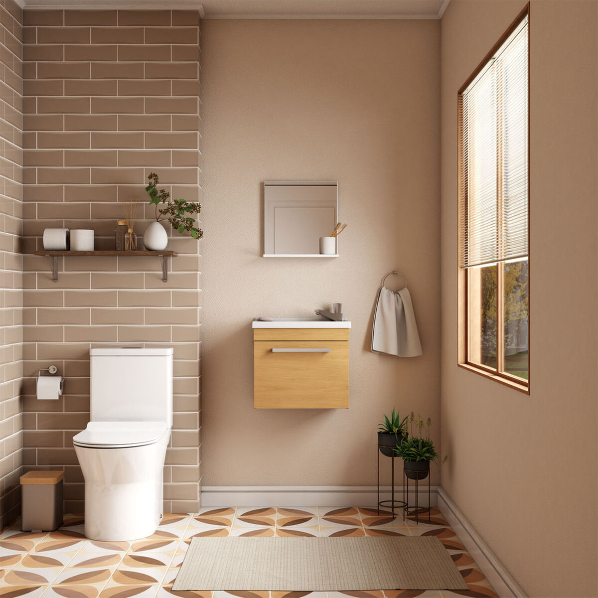 Vanitorio Vekkahome Agata Caf&eacute;