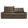 Sofá Reclinable Innovamuebles Magestic 2 Cuerpos Chocolate