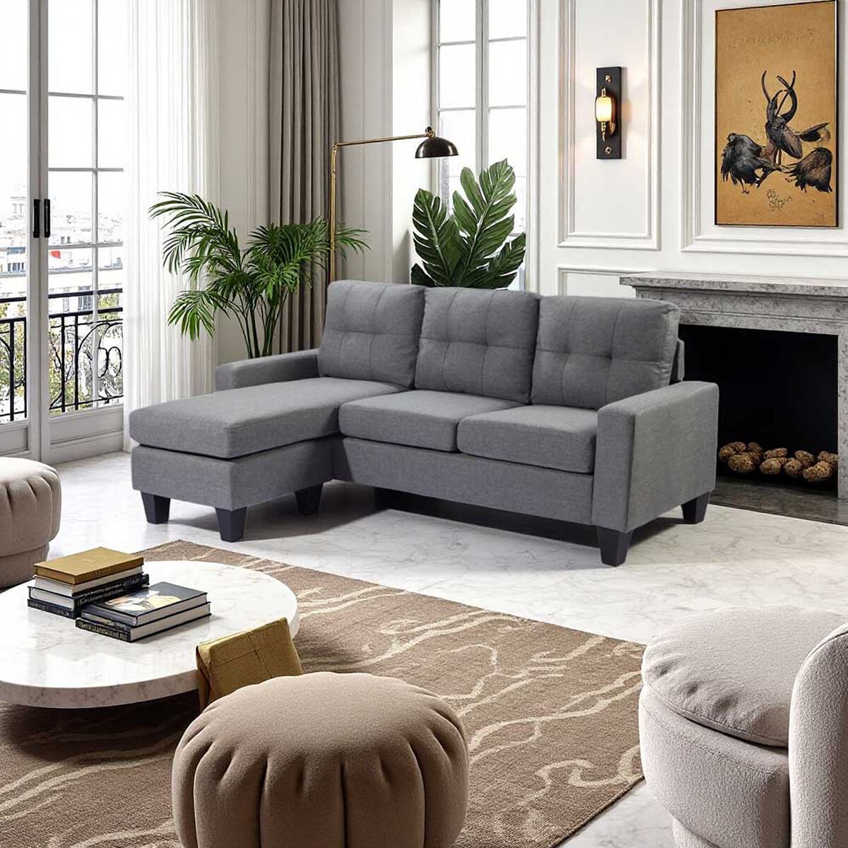 Seccional Casanova Urban 3 Cuerpos Gris