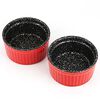 Set 2 Ramekin Cer&aacute;mica con Antiadherente Fantuzzi Trento