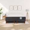 Cama Europea Europedic Dual King + Respaldo Royal Grafito