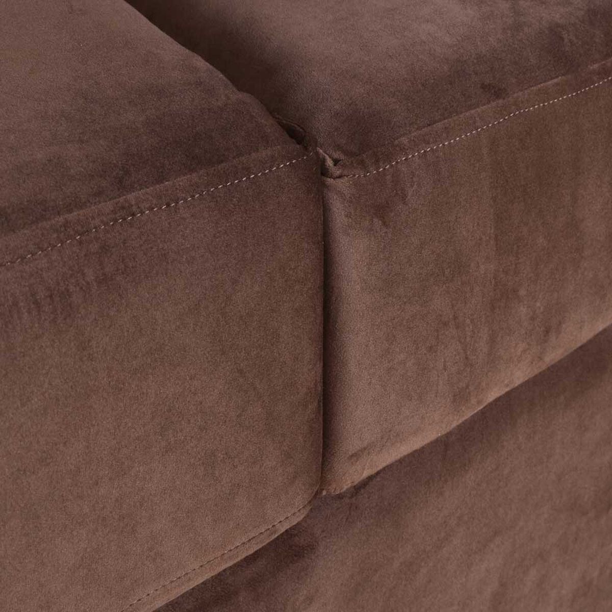 Sof&aacute; Seccional Jerk Home Kenia 5 Cuerpos Chocolate