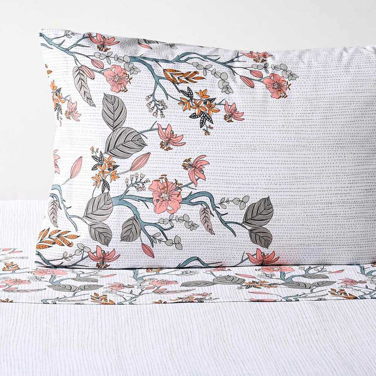 Juego de S&aacute;banas Estampado Cannon 200 Hilos 1,5 Plazas Bluejay