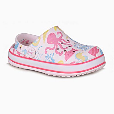 Imagen 1 del producto Zueco Niña Chess Fucsia, Multicolor, Rosado