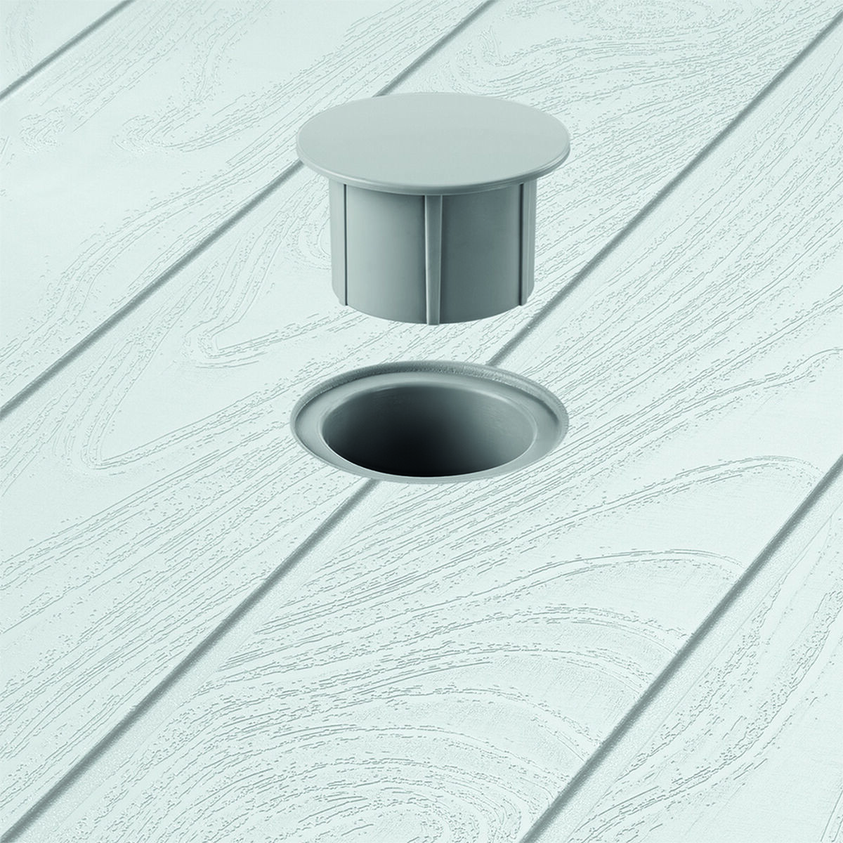 Mesa para Terraza Rimax Baru Gris Hielo 75X75