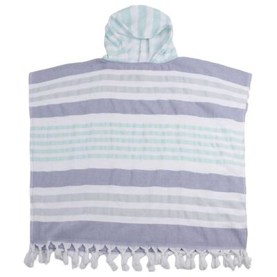 Poncho Turco Infantil Casanova Kids Blue 70 x 140 cm.
