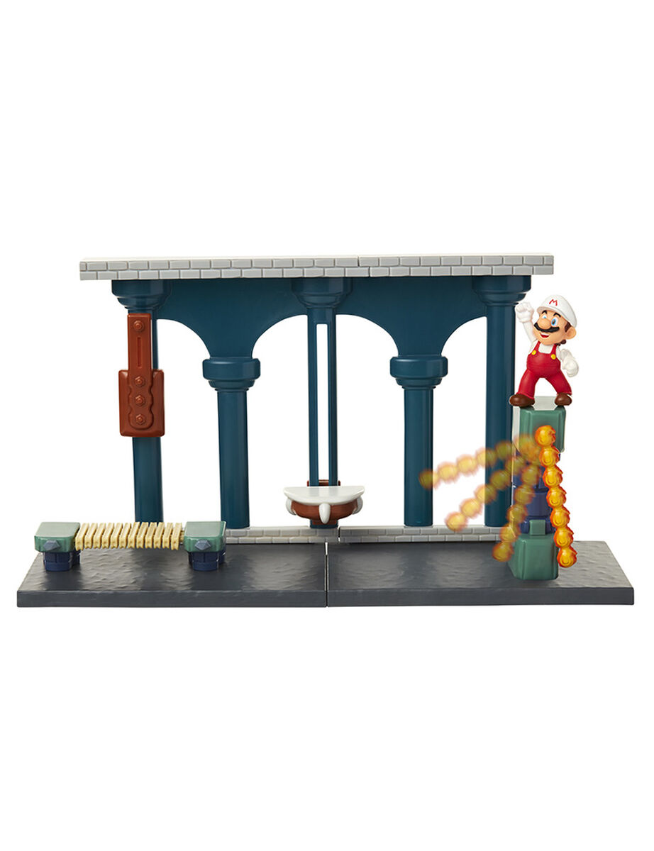 Set Figura de Colección Playset Nintendo 2,5" Lava Castle