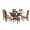 Juego de Comedor Latam Home Alicante 6 Sillas Beige