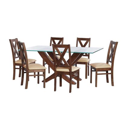 Imagen 1 del producto Juego de Comedor Latam Home Alicante 6 Sillas Beige