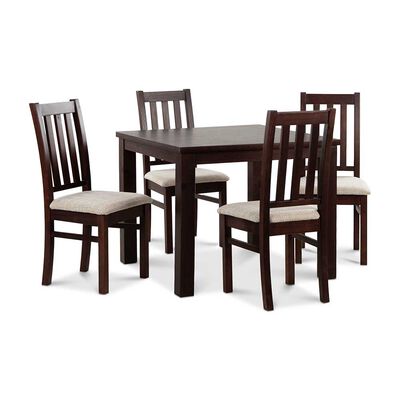 Juego de Comedor CIC Ñuble Chocolate 4 Sillas
