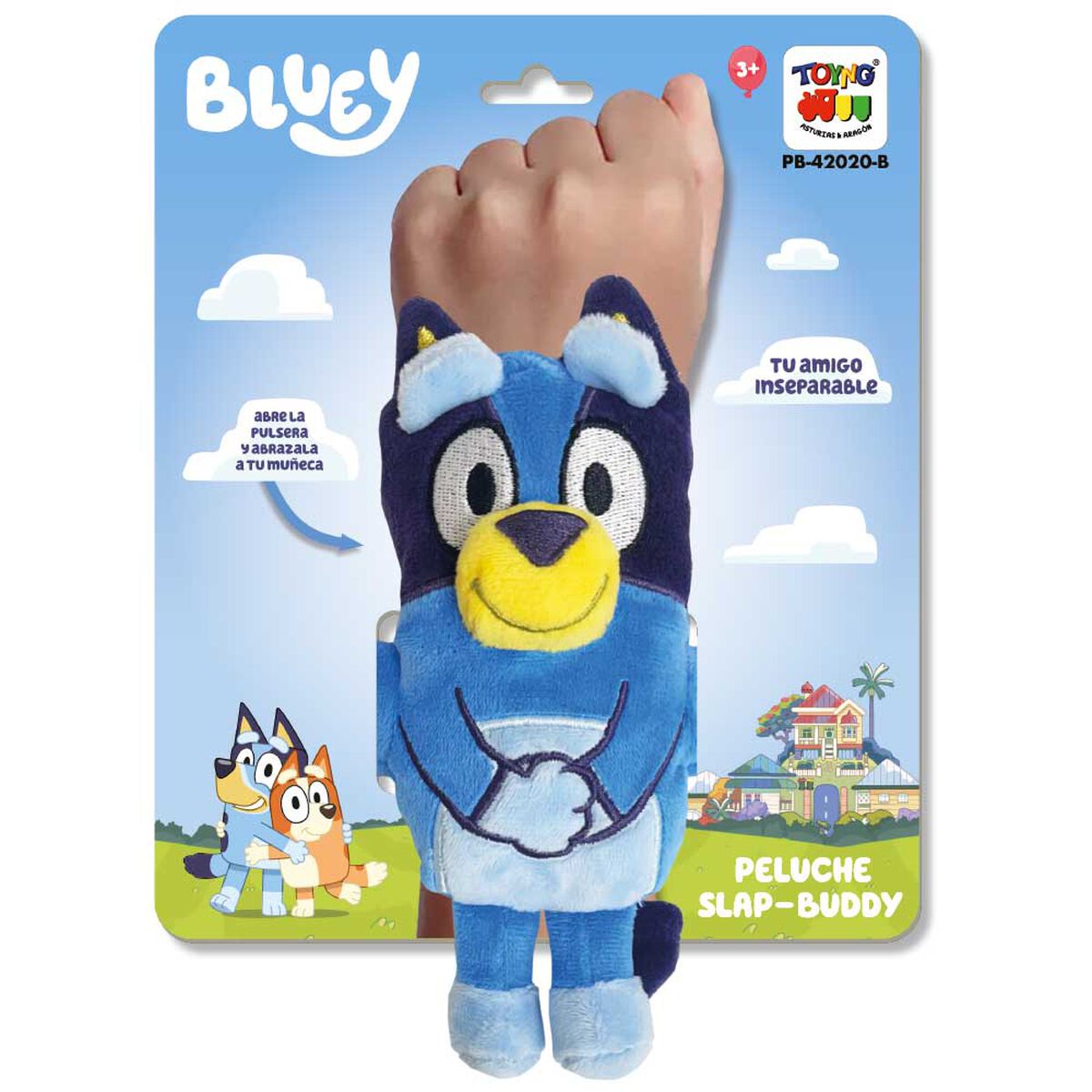 Peluche Slap-Buddy Bluey - Bluey