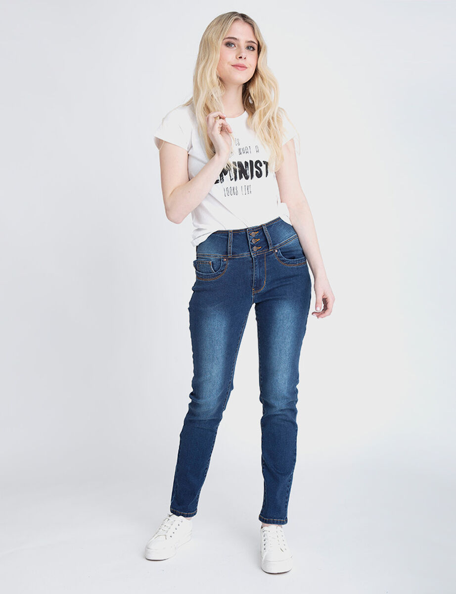 Jeans Push Up Mujer Fiorucci
