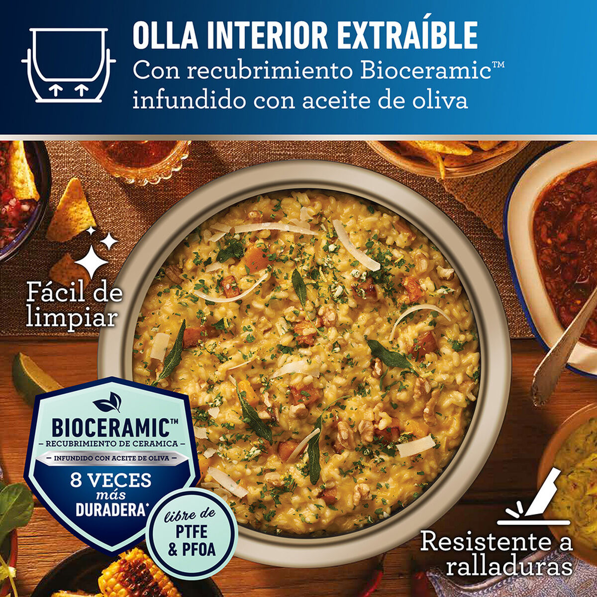 Freidora con Arrocera Oster CKSTRCAF22-052 2,2 lt.