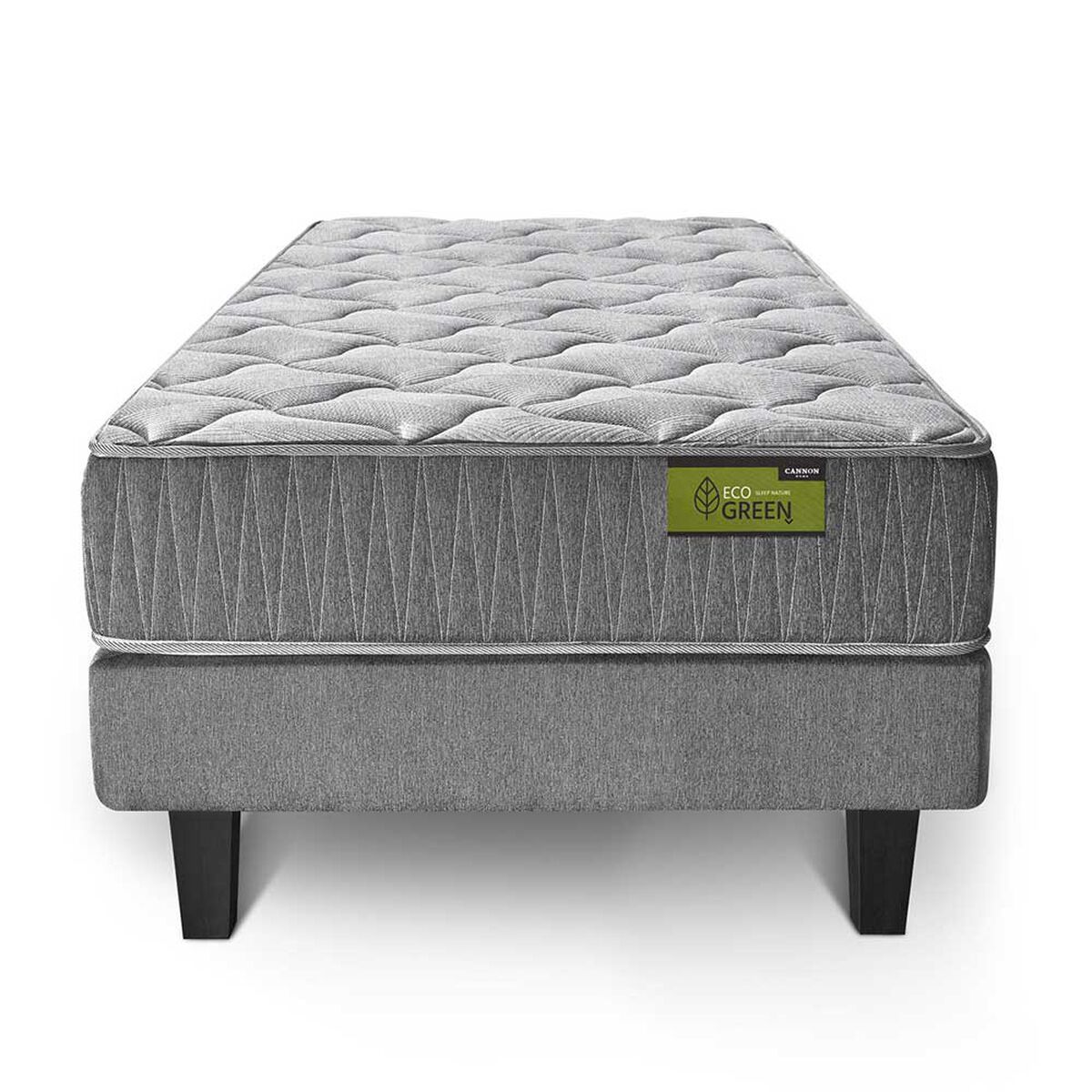 Cama Europea Cannon 1 Plaza Eco Green