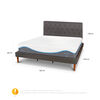 Cama Europea CIC King Alaska + Respaldo