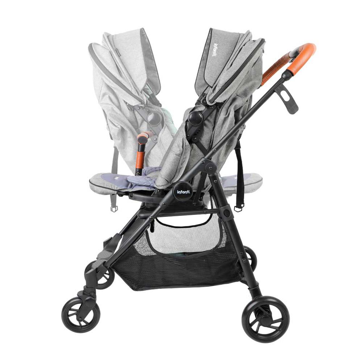 Coche Paseo Zuri 360° Gris Infanti