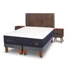Cama Europea CIC Base Dividida King Súper Premium + Respaldo + Veladores