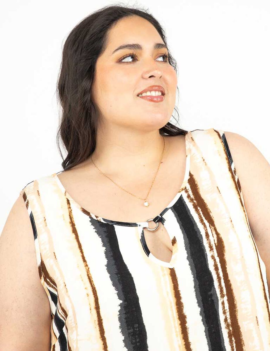 Vestido Midi Sin Mangas Mujer Extralindas