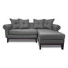 Seccional Derecho Living Factory Oklahoma 4 Cuerpos Gris