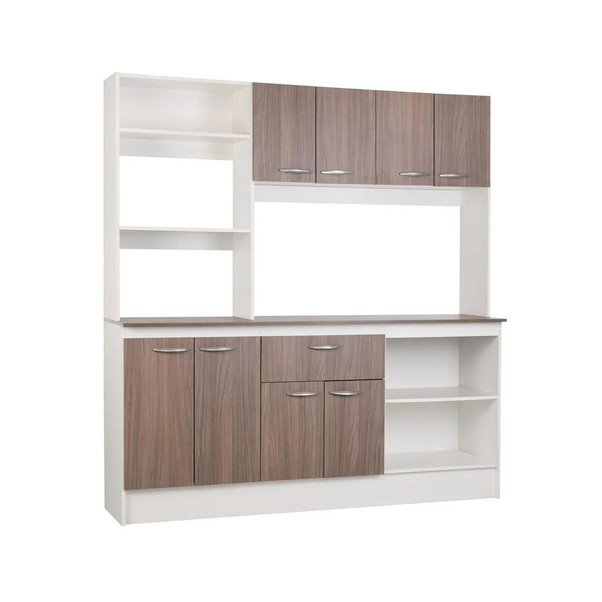 Mueble de Cocina Julieta + Despensa CIC Blanco-Olmo Alpino