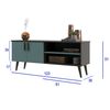 Rack Tv 50" Catar Grafito Grey