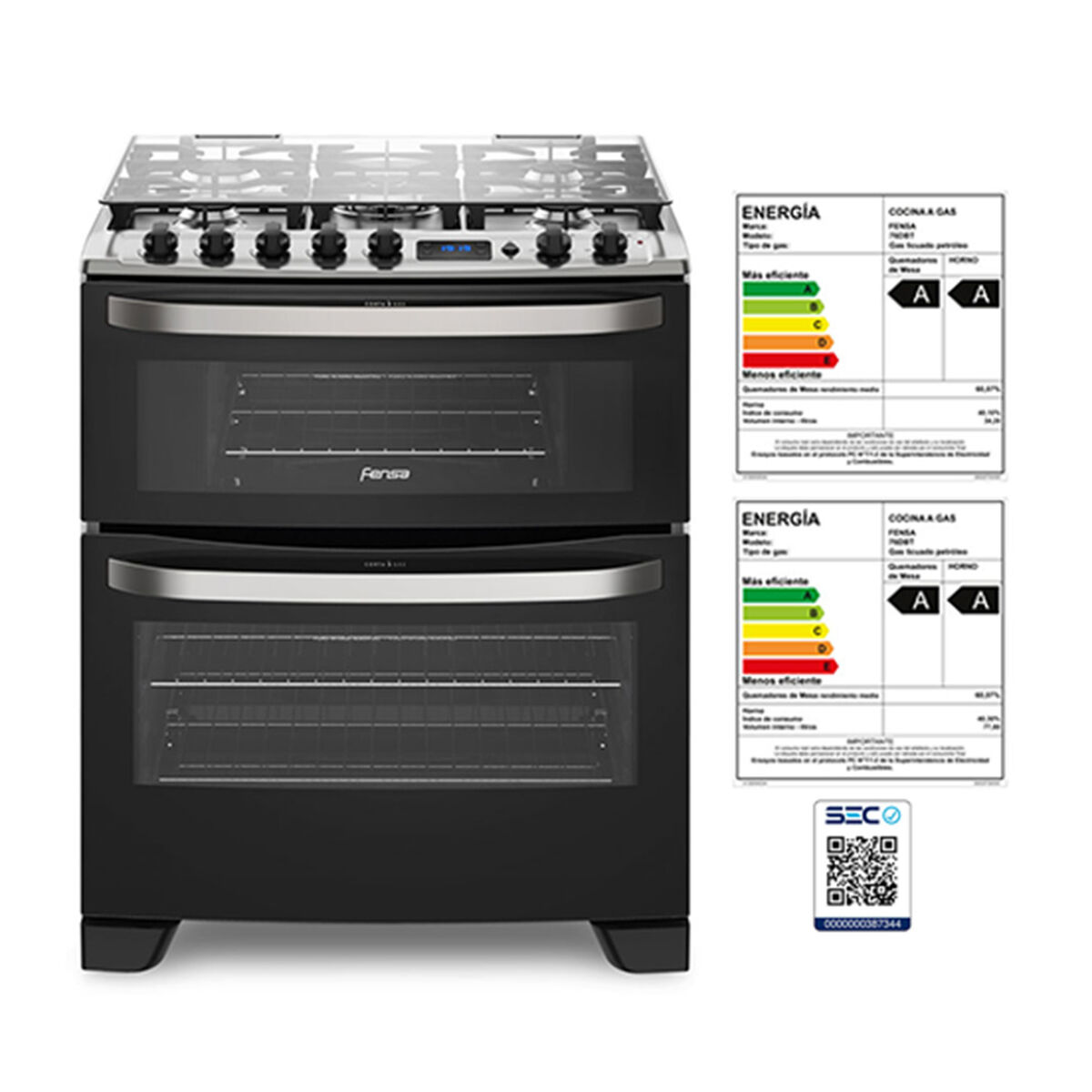 Cocina a Gas Fensa 76DBT 5 Quemadores