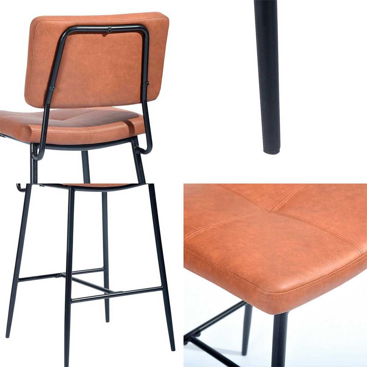 Pack 2 Pisos de Bar Novahus con Espaldar Acolchado