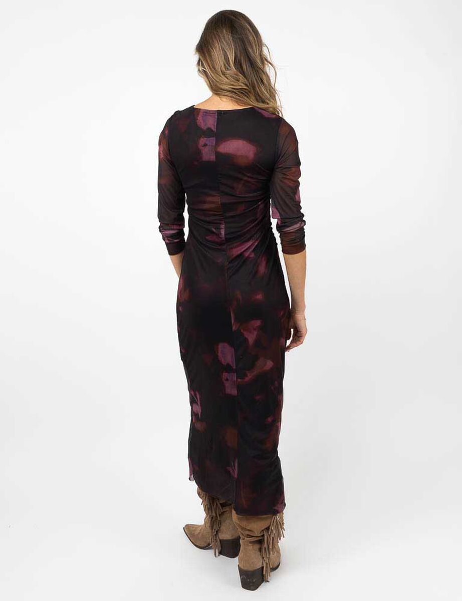 Vestido Maxi Manga Larga Mujer Zibel