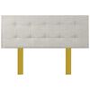 Combo Cama Europea Prelude Radiant 2 Plazas Normal + Respaldo Urban Arena + Pack Almohadas
