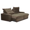 Sofá Reclinable Innovamuebles Magestic 2 Cuerpos Chocolate