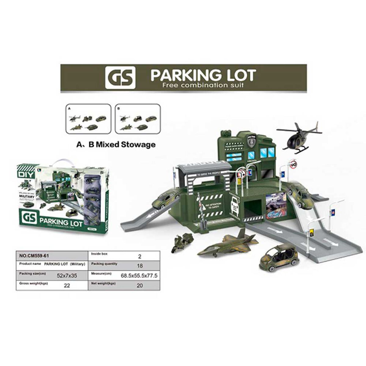 Pista Estacionamiento Militar Abc