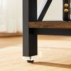 Buffet Fm Furniture Metalwood Colection Marrón Rústico