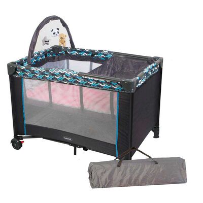 Imagen 2 del producto Cuna Corral Pack & Play Bebe Sleep II Plegable con Movil Azul Bebesit