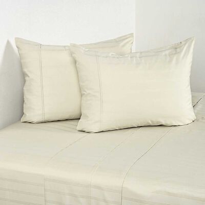 Imagen 1 del producto Juego de Sábanas CannonKing 500 Hilos Dobby Thin Beige