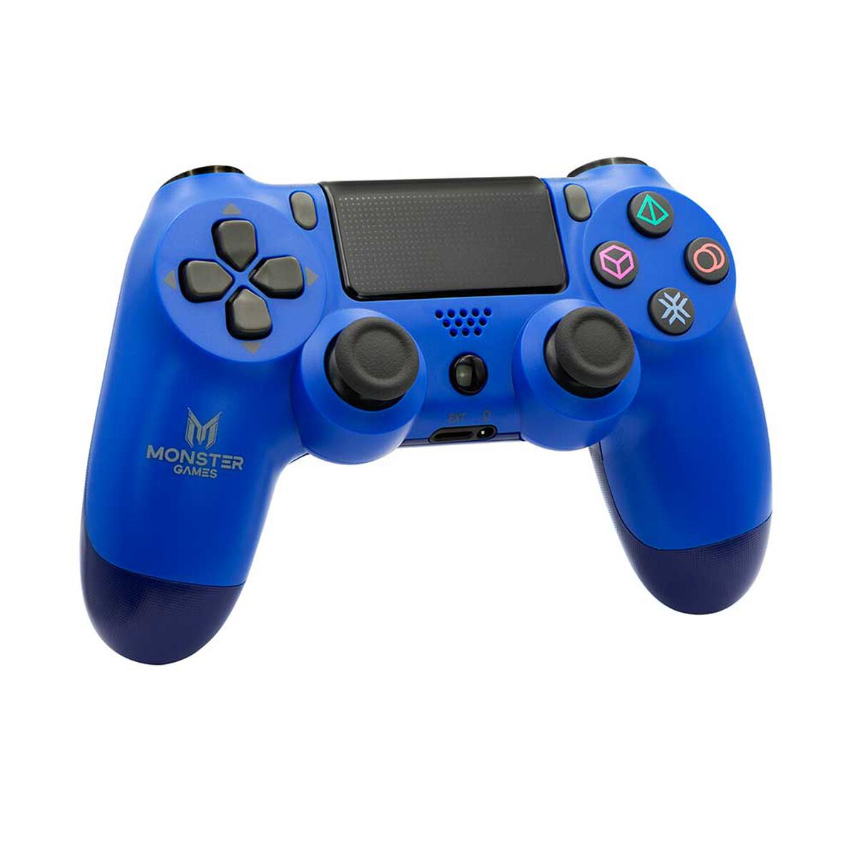Mando de Consola Compatible con PS4 Monster Games Azul
